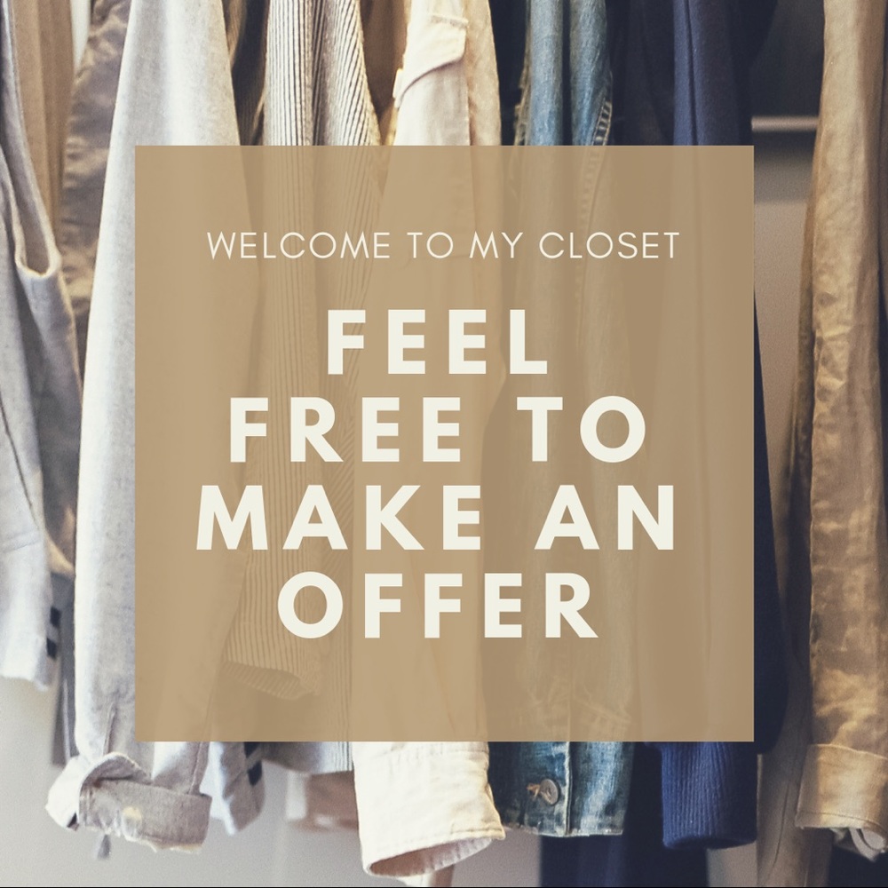 Welcome to my closet! Make me an offer!